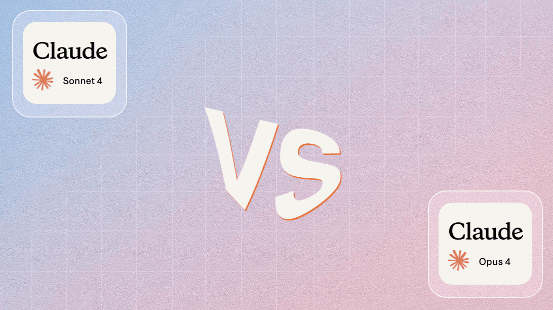 Claude Sonnet 4 vs Claude Opus 4: A comprehensive comparison