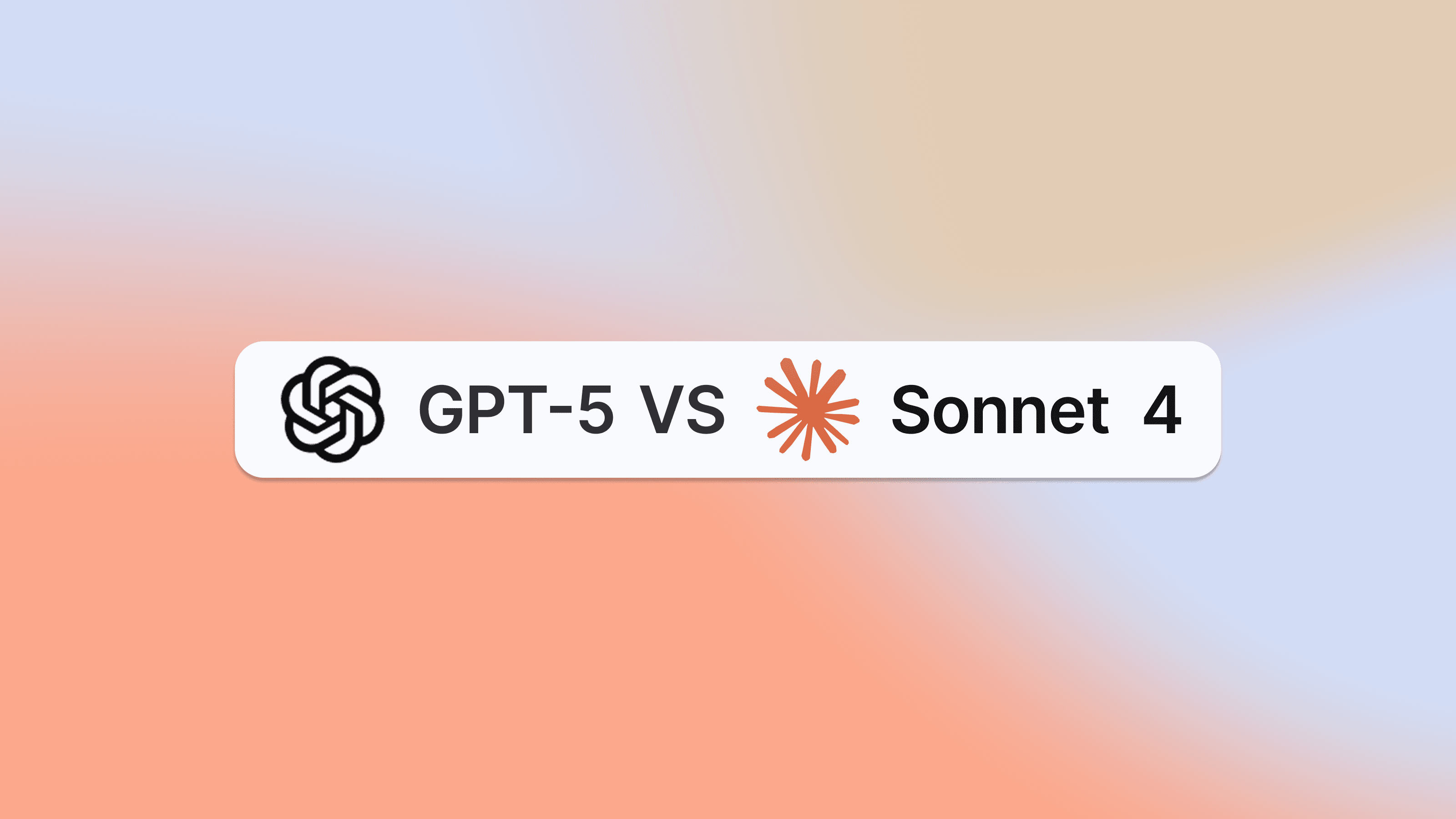 GPT-5 vs. Claude Sonnet 4: A Comparative Analysis